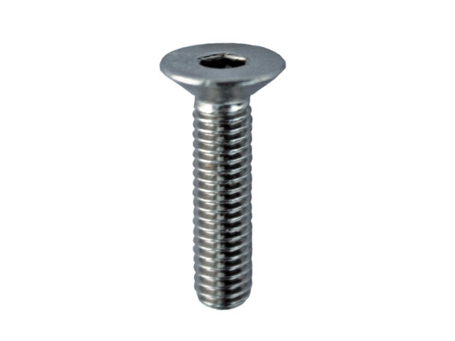 Stainless steel screw, countersun head AISI316, M6